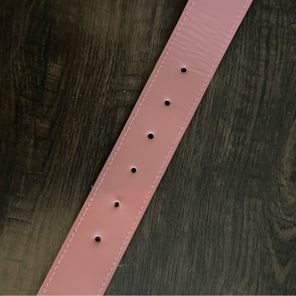 DRUH Belt Red Crocodile No Buckle Genuine Leather Crimson 36" - Picture 4 of 7